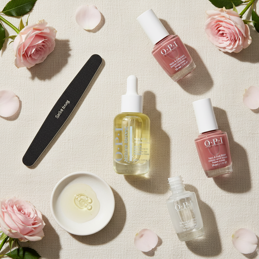 Glow Up Nail & Cuticle Oil - Flat lay
