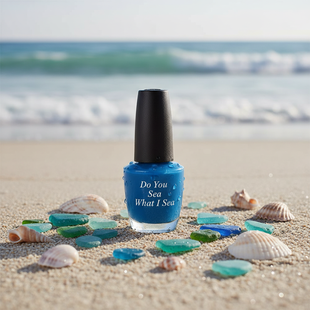 Do You Sea What I Sea nail polish - lifestyle shot